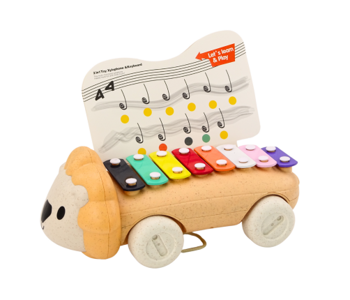 Lion Cymbals On Wheels Instrument For Children Colorful Educational