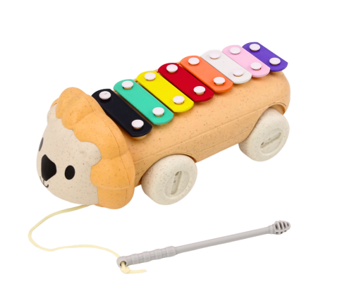 Lion Cymbals On Wheels Instrument For Children Colorful Educational