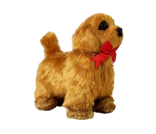 Interactive Remote Controlled Dog Moves Barks Brown