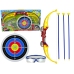 Shooting Set Bow Shield Arrows Glasses Red Blue