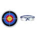 Shooting Set Bow Shield Arrows Glasses Red Blue