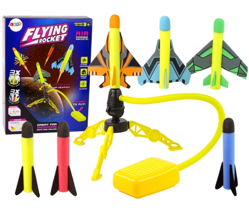 Foam Rocket Catapult Pump Launcher Game