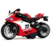 Sports Motorcycle Red 1:12 Pull-Back Drive Sound Lights