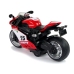 Sports Motorcycle Red 1:12 Pull-Back Drive Sound Lights