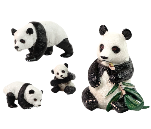 Figurine Animals Set Parrot Panda