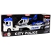 Police Car Transporter Kit Helicopter Sound Lights