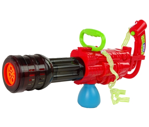 Soap Bubble Gun Red