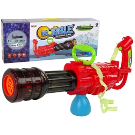 Soap Bubble Gun Red