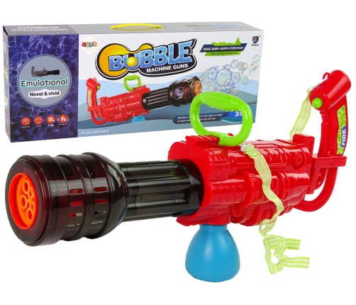 Soap Bubble Gun Red