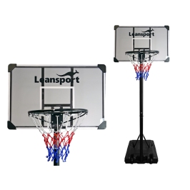 Basketball Wheelie Basket Garden Black 260 cm