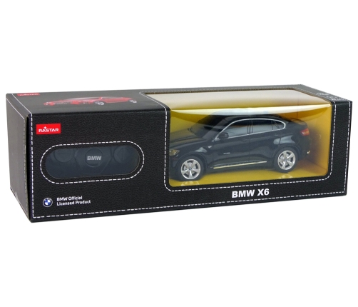 Car R/C Bmw X6 1:24 Rastar Black