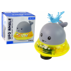 Whale Squirting Water With Stand Gray Bath Toy