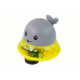 Whale Squirting Water With Stand Gray Bath Toy