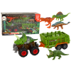 Vehicle with a Dinosaur Theme Trailer 4 Dinosaur Pieces