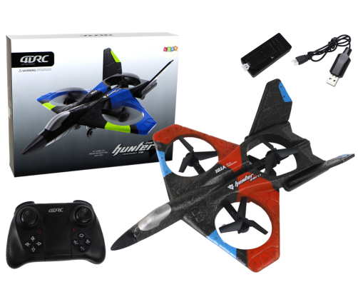 Quadcopter RC Fighter Remote Controlled Airplane Red