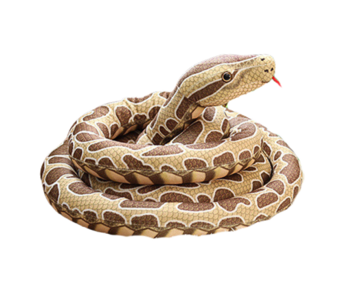 Plush Brown Snake Mascot 400 cm