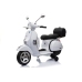 Vespa Scooter Electric Ride On Motorcycle - White