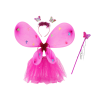 Fairy Costume Butterfly Disguise Dark Pink Wings Costume