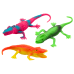 Set of Colorful Lizards Reptiles Figurines 8 Pieces