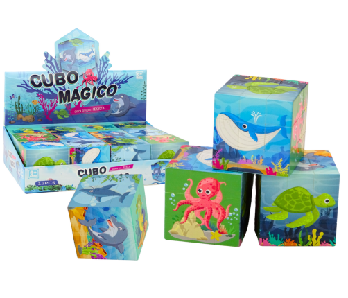 Magic Cube Educational Puzzle Sea Animals Puzzle Logic Game