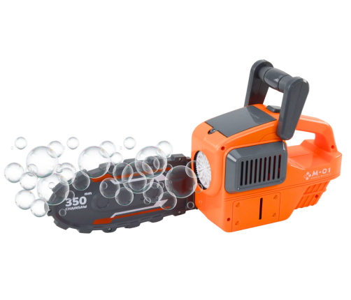 Soap Bubble Machine Chainsaw Orange