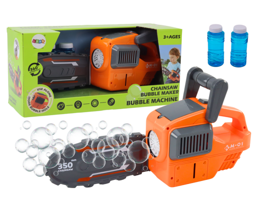 Soap Bubble Machine Chainsaw Orange