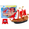 Pirate Ship Lights Sounds Wheels Black