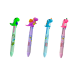 Multicolored Pen With Slider 3 Colors Dinosaur