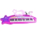 Keyboard Organki 37 Klawiszy MP3  Mikrofon Różowe