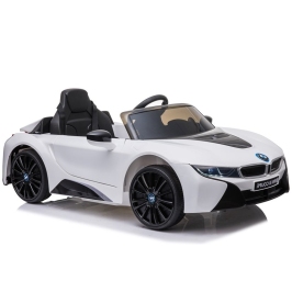 Elektriskā sporta automašīna bērniem BMW I8 JE1001 White