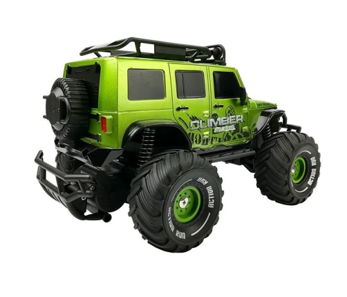 Radiovadāmā mašīna Off-road Jeep Green