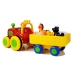 Tractor with a trailer, animals for babies on batteries with sound