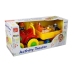 Tractor with a trailer, animals for babies on batteries with sound