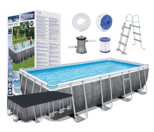 Frame Garden Pool 488 x 244 x 122 cm Bestway 56996