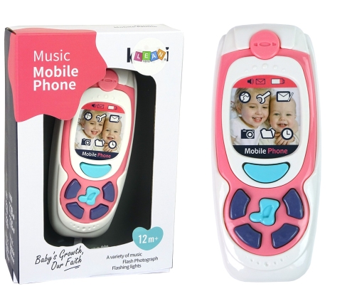 Children's Educational Mobile Phone Melody Pink