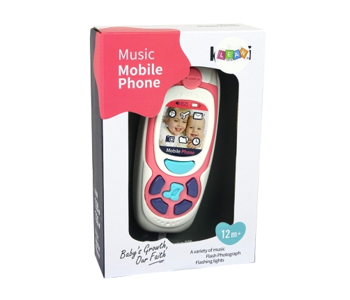 Children's Educational Mobile Phone Melody Pink