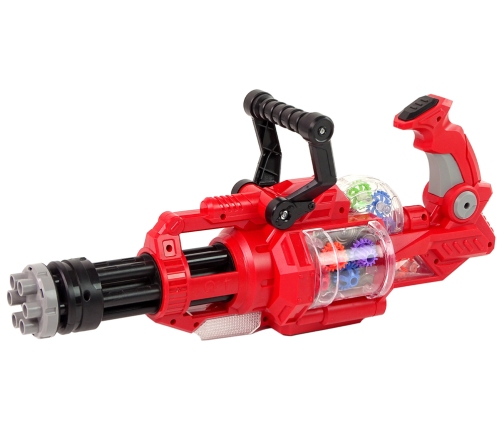 Electric Gun Rotating Cannon Light Sound Red