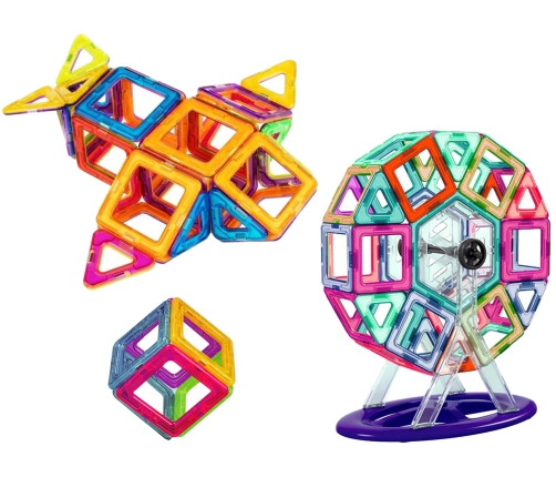 Magnetic DIY Ferris Wheel Blocks 46 Pieces