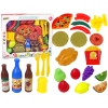 Set of Food Products 30 pcs. Fruits Fries.