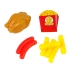 Set of Food Products 30 pcs. Fruits Fries.