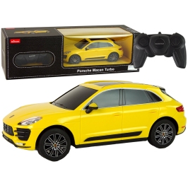 Car R/C Porsche Macan Turbo 1:24 Rastar Yellow