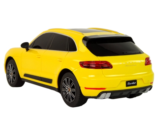 Car R/C Porsche Macan Turbo 1:24 Rastar Yellow