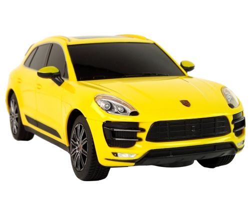 Car R/C Porsche Macan Turbo 1:24 Rastar Yellow