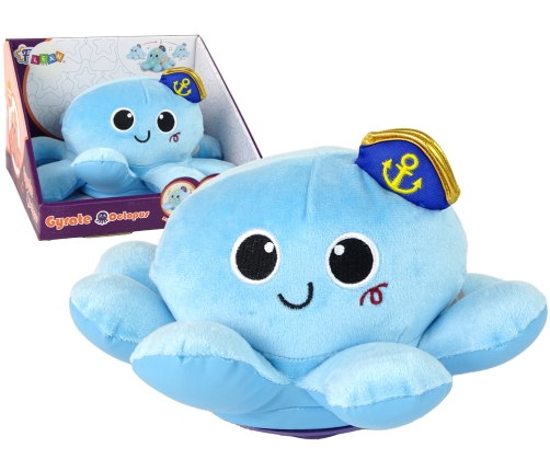 Octopus Mascot Lights Sounds Blue