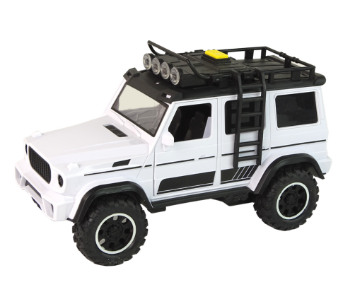 Car Car Off-Road White Sound Lights Vehicle 1:14