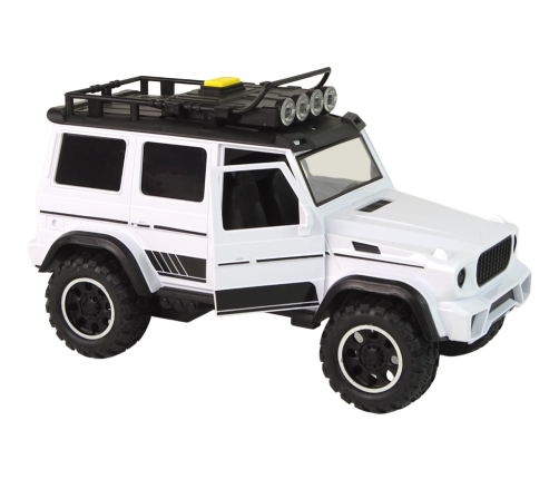 Car Car Off-Road White Sound Lights Vehicle 1:14