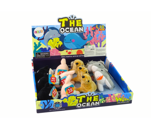 Mini Plush Sea Animals 4 Models