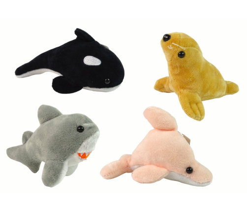 Mini Plush Sea Animals 4 Models