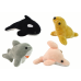 Mini Plush Sea Animals 4 Models