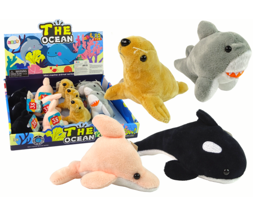 Mini Plush Sea Animals 4 Models